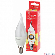 Лампа  E14  LED  Свеча на ветру  10W  2700K  BXS  FR  800Lm  220V  ЭРА ЭКО