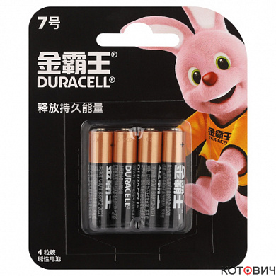 Эл.питания Duracell LR03-4BL BASIC (CN)