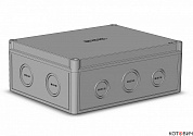КР ОП   прям  240х190х93   IP65 серая  HEGEL(14)