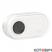 Кнопка звонка проводная 1-кл. ОП Blanca 0.4А IP20 250В бел. SchE BLNKA000011