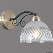 Бра настенное 1*E27 40W IL0435-1WSQ-24 BK AB SPICA 