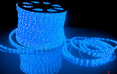 Дюралайт синий на свет-х d13 3жилы 36LED на 1м