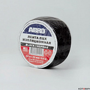 Изолента черная (25 мм х 9,1 м) ABRO
