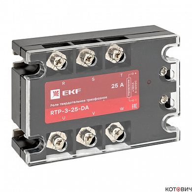 Реле твердотельное трехфазное RTP-25-DA EKF