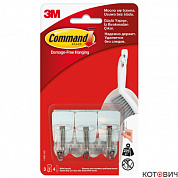 Крючок COMMAND 17002 мал., легкоуд. до 450г, 2шт