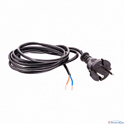 Шнур электрический соединительный для настольной лампы,1,7м,120Вт,чёрный, тип V-1 СИБРТЕХ