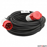 Удлинитель силовой в бухте 380V 1гн 30м КГ 5х2,5 IND380-U-1e-5x2,5-30m-IP44 32A ЭРА