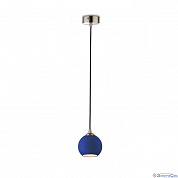 Подвес 1*E14 60W 1343/B ODL08 419 никель синий ERUCA