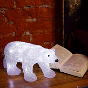 Акриловая светодиодная фигура "Медведь" 34,5х12х17 см, 4,5 В, 24 светодиода, NEON-NIGHT, 513-315		