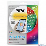 Светодиод.лента 5050 - 30 - RGB - IP65 - WiFi - 5м - 12V  ЭРА