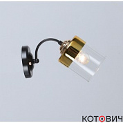 Бра настенное 1*E27 60W AU12460/1 CF+FGD Бра Кофе+золото