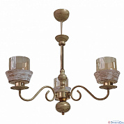 Люстра потолочная 3*E27 60W 13139/3WG+FGD BR+WG