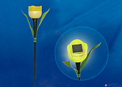 Светильник садов на солнеч батар USL-С-452/PT305 Yellow Tulip бел IP44 UNIEL