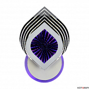 Бра настенное LED 18W 3000-6500K 2400Lm 51256/2wWT RBP+3D